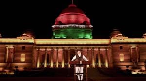 Prime Minister Narendra Modi address the media after meeting with President RamNath Kovind at Rashtrapati Bhawan in New Delhi on Saturday.(PTI) Prime Minister Narendra Modi address the media after meeting with President RamNath Kovind at Rashtrapati Bhawan in New Delhi on Saturday.(PTI)