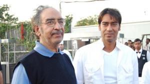 Ajay Devgn’s father Veeru Devgn died in Mumbai today.(varinder Chawla) Ajay Devgn’s father Veeru Devgn died in Mumbai today.(varinder Chawla)