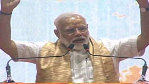 PM Modi held a 5-km long roadshow as thanksgiving to the voters of Kashi(BJP / Twitter) PM Modi held a 5-km long roadshow as thanksgiving to the voters of Kashi(BJP / Twitter)