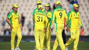 Australia's David Warner and Steve Smith with team mates after the match(Action Images via Reuters) Australia's David Warner and Steve Smith with team mates after the match(Action Images via Reuters)