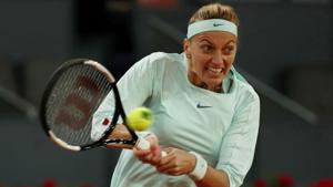Czech Republic's Petra Kvitova in action during her third round match against France's Caroline Garcia.(REUTERS) Czech Republic's Petra Kvitova in action during her third round match against France's Caroline Garcia.(REUTERS)