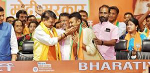 Subhranshu Roy was expelled on May 24, just a day after Lok Sabha election result was announced, for making anti-party comments by praising his father Mukul Roy. (Raj K Raj/HT Photo) Subhranshu Roy was expelled on May 24, just a day after Lok Sabha election result was announced, for making anti-party comments by praising his father Mukul Roy. (Raj K Raj/HT Photo)