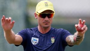 South Africa's fast bowler Dale Steyn stretches during a practice session.(REUTERS) South Africa's fast bowler Dale Steyn stretches during a practice session.(REUTERS)