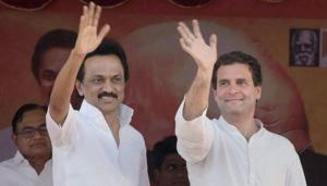 Stalin apparently also spoke to UPA chairperson Sonia Gandhi. The DMK, however, did not say what Rahul Gandhi’s response was to Stalin’s request.(PTI PHOTO) Stalin apparently also spoke to UPA chairperson Sonia Gandhi. The DMK, however, did not say what Rahul Gandhi’s response was to Stalin’s request.(PTI PHOTO)