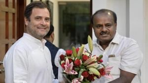The Karnataka CM became the latest leader after the DMK’s MK Stalin, RJD’s Lalu Prasad Yadav and actor-politician Rajinikanth to urge Rahul Gandhi not to step down as the Congress president.(PTI/ File photo) The Karnataka CM became the latest leader after the DMK’s MK Stalin, RJD’s Lalu Prasad Yadav and actor-politician Rajinikanth to urge Rahul Gandhi not to step down as the Congress president.(PTI/ File photo)