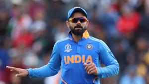 India's Virat Kohli reacts(Action Images via Reuters) India's Virat Kohli reacts(Action Images via Reuters)