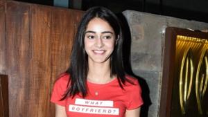 Ananya Panday seen in Mumbai's Bandra.(IANS) Ananya Panday seen in Mumbai's Bandra.(IANS)