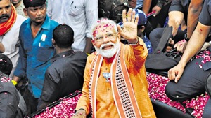 “Narendra Modi says no work is too small. He himself took the broom to clean (for Clean India campaign),” Kataria said, adding he had also ended the VIP culture.(HT Photo) “Narendra Modi says no work is too small. He himself took the broom to clean (for Clean India campaign),” Kataria said, adding he had also ended the VIP culture.(HT Photo)
