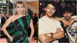 Miley Cyrus asked Jonas Brothers a personal question on a radio show.(AFP/Instagram) Miley Cyrus asked Jonas Brothers a personal question on a radio show.(AFP/Instagram)
