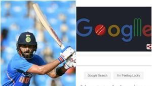 The Google Doodle for ICC Cricket World Cup 2019(HT Collage) The Google Doodle for ICC Cricket World Cup 2019(HT Collage)
