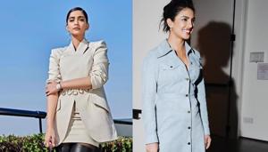 Priyanka Chopra andSonam Kapoor show you how to style tiny bags.(Instagram) Priyanka Chopra andSonam Kapoor show you how to style tiny bags.(Instagram)
