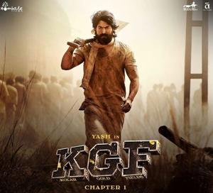 Yash’s KGF Chapter 1 made an estimated Rs 100 crore at the box office. Yash’s KGF Chapter 1 made an estimated Rs 100 crore at the box office.