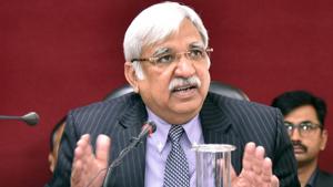 Chief Election Commissioner Sunil Arora Wednesday rejected criticism that the poll body gave clean chit to Prime Minister Narendra Modi and BJP chief Amit Shah on complaints related to Model code violations due to its “bias”.(ANI Photo) Chief Election Commissioner Sunil Arora Wednesday rejected criticism that the poll body gave clean chit to Prime Minister Narendra Modi and BJP chief Amit Shah on complaints related to Model code violations due to its “bias”.(ANI Photo)