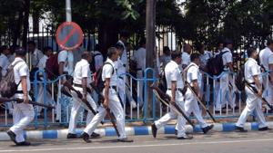 The West Bengal government has once again changed the commissioner of Bidhannagar City Police (BCP) on Wednesday (Representative Image)(ANI) The West Bengal government has once again changed the commissioner of Bidhannagar City Police (BCP) on Wednesday (Representative Image)(ANI)
