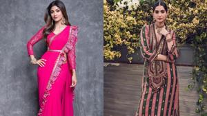 Take inspiration from Shilpa Shetty and Sonam Kapoor for your festive outfits.(Instagram) Take inspiration from Shilpa Shetty and Sonam Kapoor for your festive outfits.(Instagram)