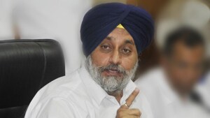 In a charge sheet filed in a court on Wednesday, the SIT said incidents of desecration of Guru Granth Sahib were “a pre-planned handiwork of then deputy chief minister Sukhbir Singh Badal, then director general of police Sumedh Singh Saini and Sirsa-based Dera Sacha Sauda”.(HT Photo)