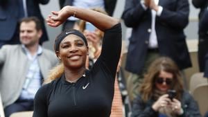 Serena Williams of the U.S. celebrates winning her second round match of the French Open tennis tournament against Japan's Kurumi Nara in two sets, 6-3, 6-2, at the Roland Garros stadium in Paris, Thursday, May 30, 2019.(AP) Serena Williams of the U.S. celebrates winning her second round match of the French Open tennis tournament against Japan's Kurumi Nara in two sets, 6-3, 6-2, at the Roland Garros stadium in Paris, Thursday, May 30, 2019.(AP)