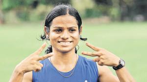 Dutee Chand at the 55th National Open Athletics Championships (200 m Run Women) at SAI Complex Kolkata, September 19, 2015(Subhankar Chakraborty/ Hindustan Times) Dutee Chand at the 55th National Open Athletics Championships (200 m Run Women) at SAI Complex Kolkata, September 19, 2015(Subhankar Chakraborty/ Hindustan Times)