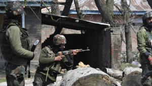 One of the militants killed in the encounter at Midoora in Awantipora area of south Kashmir’s Pulwama district has been identified as Yawar Ahmad Najar. Image used for representative purpose only.((Photo by Waseem Andrabi/ Hindustan Times)) One of the militants killed in the encounter at Midoora in Awantipora area of south Kashmir’s Pulwama district has been identified as Yawar Ahmad Najar. Image used for representative purpose only.((Photo by Waseem Andrabi/ Hindustan Times))