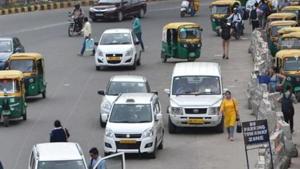 A two-week summer camp for children to create awareness about traffic rules and regulations began on Friday, police said.(Yogesh Kumar/HT PHOTO) A two-week summer camp for children to create awareness about traffic rules and regulations began on Friday, police said.(Yogesh Kumar/HT PHOTO)
