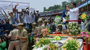Jaganmohan Reddy is on a renaming spree of welfare scheme in Andhra Pradesh.(PTI) Jaganmohan Reddy is on a renaming spree of welfare scheme in Andhra Pradesh.(PTI)