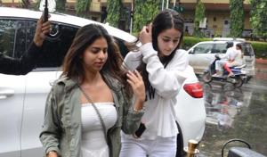 Suhana Khan and Ananya Pandey are often spotted together.(HT Photo)