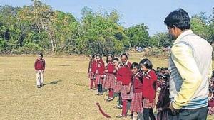 DAV school had complained about unsafe ground.(HT Photo) DAV school had complained about unsafe ground.(HT Photo)