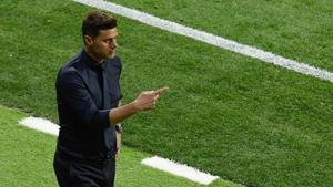 Tottenham Hotspur's Argentinian head coach Mauricio Pochettino gestures during the UEFA Champions League final football match between Liverpool and Tottenham Hotspur at the Wanda Metropolitan Stadium in Madrid on June 1, 2019.(AFP) Tottenham Hotspur's Argentinian head coach Mauricio Pochettino gestures during the UEFA Champions League final football match between Liverpool and Tottenham Hotspur at the Wanda Metropolitan Stadium in Madrid on June 1, 2019.(AFP)
