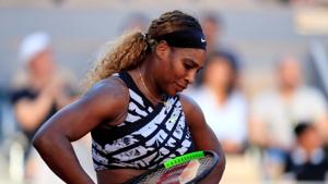 Serena Williams of the U.S. reacts during her third round match against Sofia Kenin(REUTERS) Serena Williams of the U.S. reacts during her third round match against Sofia Kenin(REUTERS)