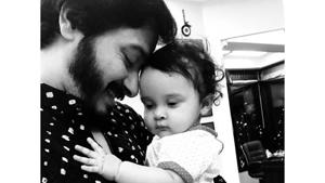 After welcoming his daughter Aadya last year, the actor says, she has become his priority.(Shreyas Talpade Instagram) After welcoming his daughter Aadya last year, the actor says, she has become his priority.(Shreyas Talpade Instagram)