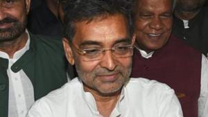 Former BJP ally and Rashtriya Lok Samata Party chief Upendra Kushwaha Sunday cautioned the saffron party that Nitish Kumar will “betray” it and it should be ready for “Dhokha number 2” from the JD(U) president .(PTI Photo) Former BJP ally and Rashtriya Lok Samata Party chief Upendra Kushwaha Sunday cautioned the saffron party that Nitish Kumar will “betray” it and it should be ready for “Dhokha number 2” from the JD(U) president .(PTI Photo)
