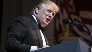 U.S. President Donald Trump speaks during the Ford's Theatre Gala in Washington, D.C., U.S., on Sunday, June 2, 2019.(Bloomberg) U.S. President Donald Trump speaks during the Ford's Theatre Gala in Washington, D.C., U.S., on Sunday, June 2, 2019.(Bloomberg)
