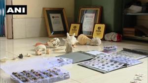 He has divided his collection of rare antique items into 14 sections.(Twitter/@ANI) He has divided his collection of rare antique items into 14 sections.(Twitter/@ANI)