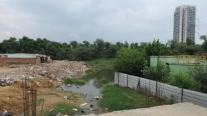 Chandra’s plea follows a previous petition against concretisation of the Badshahpur drain, which had been disposed off by the NGT in February, to the dismay of city environmentalists.(HT Photo) Chandra’s plea follows a previous petition against concretisation of the Badshahpur drain, which had been disposed off by the NGT in February, to the dismay of city environmentalists.(HT Photo)
