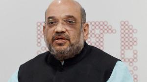 Home Minister Amit Shah on Tuesday presided over a meeting of top ministers including Finance Minister Nirmala Sitharaman and External Affairs Minister S Jaishankar.(PTI File Photo) Home Minister Amit Shah on Tuesday presided over a meeting of top ministers including Finance Minister Nirmala Sitharaman and External Affairs Minister S Jaishankar.(PTI File Photo)