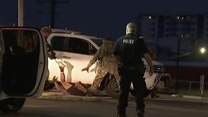 A 45-year-old man has been taken into custody and police say there are no further public threats.(AP Photo) A 45-year-old man has been taken into custody and police say there are no further public threats.(AP Photo)