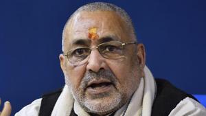 JD-U spokesperson did not like Giriraj Singh’s remark and demanded action against the Begusarai MP.(PTI File Photo) JD-U spokesperson did not like Giriraj Singh’s remark and demanded action against the Begusarai MP.(PTI File Photo)