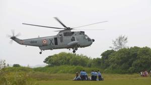 A critical operational necessity for the navy, the MRHs are being bought as a replacement for the Sea King 42/42A fleet, which went out of service nearly two decades ago.(Representative Image/HT File Photo) A critical operational necessity for the navy, the MRHs are being bought as a replacement for the Sea King 42/42A fleet, which went out of service nearly two decades ago.(Representative Image/HT File Photo)