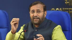 The minister lauded public broadcasters DD and All India Radio (AIR) for their credible programmes and coverage and asked officials to promote channels like DD Bharati.(PTI File Photo) The minister lauded public broadcasters DD and All India Radio (AIR) for their credible programmes and coverage and asked officials to promote channels like DD Bharati.(PTI File Photo)
