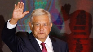 Facing possible crippling tariffs US President Donald Trump is threatening to impose on the United States’ biggest trading partner, Mexican president Andrés Manuel López Obrador has responded with calm and calls for continued friendship.(Reuters Photo) Facing possible crippling tariffs US President Donald Trump is threatening to impose on the United States’ biggest trading partner, Mexican president Andrés Manuel López Obrador has responded with calm and calls for continued friendship.(Reuters Photo)