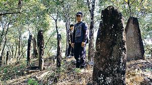 The proposal for protected site status for the Champhai sites has been put forward by the ASI Aizawl circle, which has termed the findings “important cultural remains of pre-British era Mizoram”.(HT Photo) The proposal for protected site status for the Champhai sites has been put forward by the ASI Aizawl circle, which has termed the findings “important cultural remains of pre-British era Mizoram”.(HT Photo)