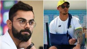 India captain Virat Kohli (L) and South Africa pacer Dale Steyn (R)(HT Photo) India captain Virat Kohli (L) and South Africa pacer Dale Steyn (R)(HT Photo)