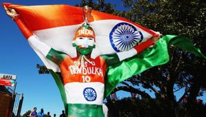Sudhir Gautam perhaps best personifies Indian fandom. The body-painted, Tricolour-waving fanatic has become famous in his own right.(iStock) Sudhir Gautam perhaps best personifies Indian fandom. The body-painted, Tricolour-waving fanatic has become famous in his own right.(iStock)