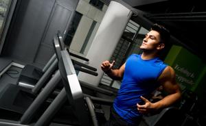 Running or brisk walking on the treadmill can give you an endorphin high(Shutterstock) Running or brisk walking on the treadmill can give you an endorphin high(Shutterstock)