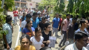 The results of the National Eligibility Cum Entrance Test 2019 were declared earlier on Wednesday.(HT Photo) The results of the National Eligibility Cum Entrance Test 2019 were declared earlier on Wednesday.(HT Photo)