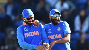 India's captain Virat Kohli (L) and India's Mohammed Shami(AFP) India's captain Virat Kohli (L) and India's Mohammed Shami(AFP)