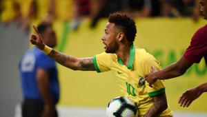 Brazil's Neymar gestures )(AFP) Brazil's Neymar gestures )(AFP)