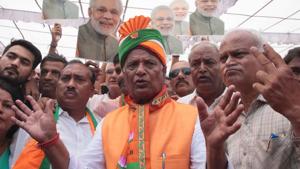 File photo of Rajasthan BJP chief Madanlal Saini.(Himanshu Vyas/ Hindustan Times) File photo of Rajasthan BJP chief Madanlal Saini.(Himanshu Vyas/ Hindustan Times)