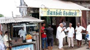 Vijayan tea shop named Relax canteen in Tamil Nadu. Image used for representational purpose only.(P Mahendran/Hindustan Times) Vijayan tea shop named Relax canteen in Tamil Nadu. Image used for representational purpose only.(P Mahendran/Hindustan Times)