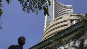 According to traders, investor sentiment took a hit after the RBI lowered its benchmark lending rate to nearly a nine-year low of 5.75 per cent.(Bloomberg FILE) According to traders, investor sentiment took a hit after the RBI lowered its benchmark lending rate to nearly a nine-year low of 5.75 per cent.(Bloomberg FILE)